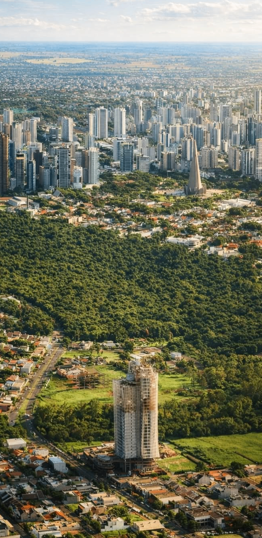 Vista aérea do bairro
